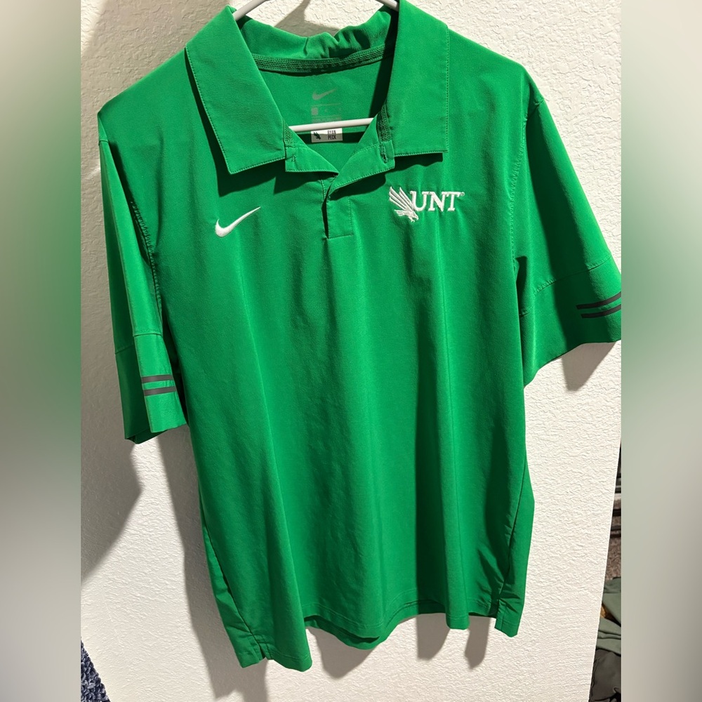 Nike Green UNT Men's Polo Shirt